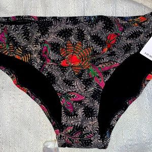 Anthropologie ALLIHOP Floral Print Bikini Bottom
